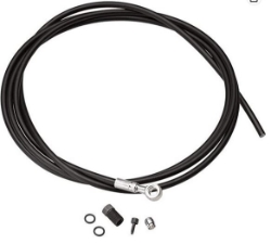 BRAKE DISC SRAM HYD HOSE KIT BK 2000mm THREADED INLINE CRIMP MTN BK 