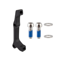 BRAKE PART AVID DISC ADPTR FT/200/RR180 IS 40 IS w/SS HDWR 
