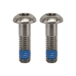 BRAKE PART SRAM DISC ADPTR SCREWS ONLY 17mm T25 SS PAIR f/FLAT MOUNT CALIPER 