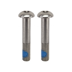 BRAKE PART SRAM DISC ADPTR SCREWS ONLY 27mm T25 SS PAIR f/FLAT MOUNT CALIPER 