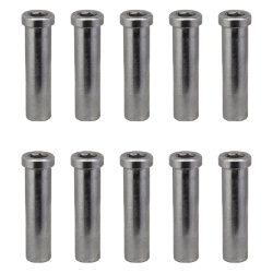 BRAKE PART NUT FRT 30mm F/CARBON FORK ALLEN HEAD BGof10 