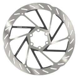 BRAKE PART SRAM DISC ROTOR 180 HS2 6B ROUNDED w/STL BOLTS SL/BK 