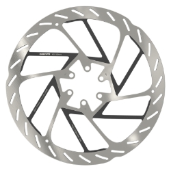 BRAKE PART SRAM DISC ROTOR 200 HS2 6B ROUNDED w/STL BOLTS SL/BK 