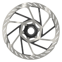 BRAKE PART SRAM DISC ROTOR 220 HS2 CL ROUNDED w/LOCKRING SL/BK 