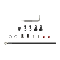 BRAKE DISC SRAM HYD HOSE KIT BK 2000mm BANJO SILVER MTN/RD BK 