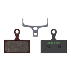 BRAKE SHOES K/S DISC SHI XTR EBIKE ORG/CERAMIC w/SPRING 