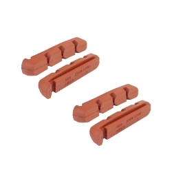 BRAKE SHOES K/S SHI DEORE LX INSERT SALMON 