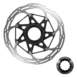 BRAKE PART SRAM DISC ROTOR 160 C-LINE CL 2-PIECE ROUNDED w/LOCK RING SL/BK 