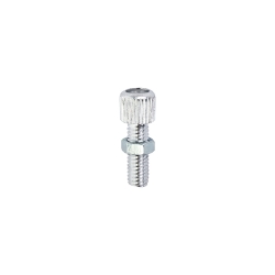 BRAKE PART ADJ BARREL 6mm w/LOCK NUT SUNLT 
