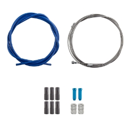 CABLE BRAKE CLK KIT F+R SS SPT RD/MT BLU 
