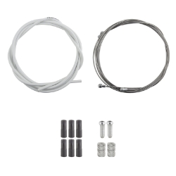 CABLE BRAKE CLK KIT F+R SS SPT RD/MT WHT 