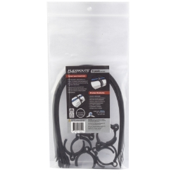 CABLE GUIDE COBRA FLEXROUTE GUIDES SM 4.8-6.5mm w/TIES 8pk BK 
