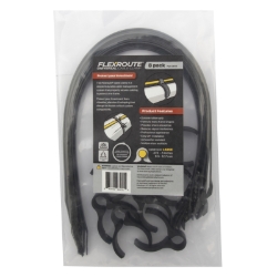 CABLE GUIDE COBRA FLEXROUTE GUIDES LG 9.5-12.7mm LRG w/TIES 8pk BK 
