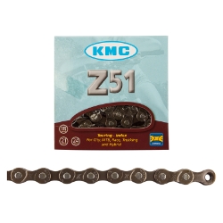 CHAIN KMC Z51 INDEX 6/7/8s BRN 116L 
