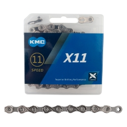 CHAIN KMC X11 11s BK/SL 118L 