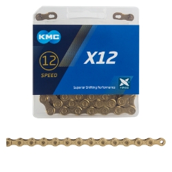 CHAIN KMC X12 12s Ti-N GD 126L 