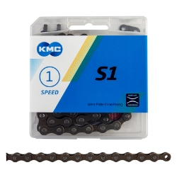 CHAIN KMC 1/2x1/8 S1 1s BRN 112L 