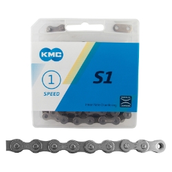 CHAIN KMC 1/2x1/8 S1 1s SL/BRN 112L 