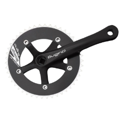 CRANKSET SUG RD2 MESSENGER 165x46 SQ BK/BK 130bcd 
