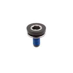 BB PART AXLE BOLT SUNRACE M8 w/PLASTIC CAP CROMO 