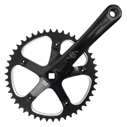 CRANKSET OR8 P/P TRACK 170x46 3/32 SQ BK/BK 