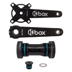 CRANKSET BOX FOUR 2pc ALY 165 24mmAXLE 104mm BK 