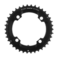 CHAINRING SRAM 38T 104mm 2x10 NO-PIN 38/24 ALY BK 