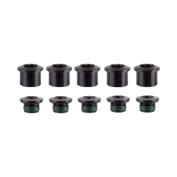 CHAINRING BOLT SET TV 5-ARM DBL ALY BK 