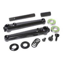 CRANKARM SET SUNDAY SAKER V2 RHD/LHD 155 3pc 22mm CROMO w/19mm MID BB BK 