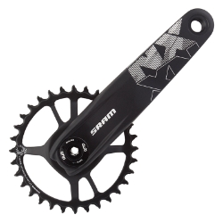 CRANKSET SRAM NX EAGLE 175x32 DM DUB XSYNC2 STL w/oCUPS BK 12s 