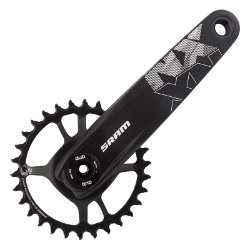 CRANKSET SRAM NX EAGLE FAT4 175x30 DM DUB XSYNC2 STL w/o CUPS BK 12s 