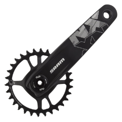 CRANKSET SRAM NX EAGLE FAT4 170x30 DM DUB XSYNC2 STL w/o CUPS BK 12s 