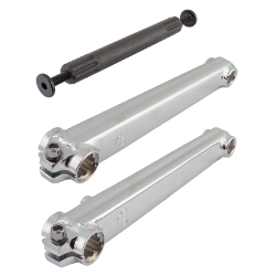 CRANKARM SET SE BIKES BMX V-RIDGE 175 3PC 19mmx8T SPLINE CP w/BB AXLE 