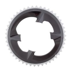 CHAINRING SRAM 46T 107mm 4B 2x12 RIVAL BK w/CVR-PLATE 