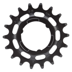 CHAINRING EBIKE KMC SHI 18T CRMO RR BK 
