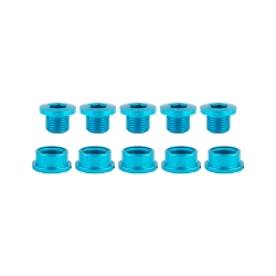 CHAINRING BOLT SET OR8 SINGLE ALY BLU 