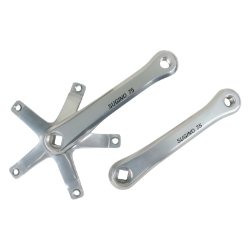 CRANKARM SET SUG SG75 165mm 144BCD SIL 