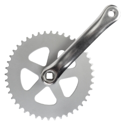 CRANKSET SUNLT CTLS ALY 44x170 3/32SL STL RING 