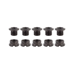CHAINRING BOLT SET OR8 SINGLE STL BLK 