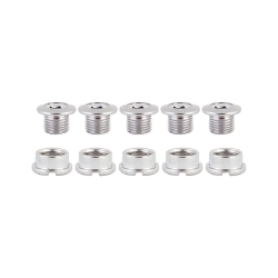 CHAINRING BOLT SET OR8 SINGLE STL CP 