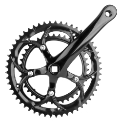 CRANKSET SUNLT RD 170x53/39 SQ BLK 