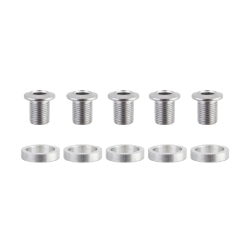 CHAINRING BOLT SET OR8 TRIPL INNER STL10.5mm 