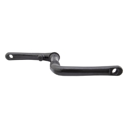 CRANKARM 1pc SUNLT 4-1/2in 24tpi BK 
