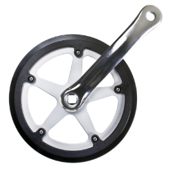 CRANKSET SUNLT CTLS ALY 44x170 3/32SL STL RING DBL CHAINGUARDS 