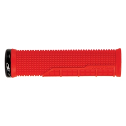 GRIPS LIZARD LOCK-ON MACHINE SGL CLAMP RD/BK 