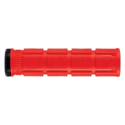 GRIPS OURY MTN LOCK-ON SGL CLAMP RD/BK 