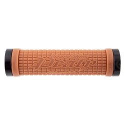 GRIPS LIZARD LOCK-ON PEATY GUM/BKclmp 