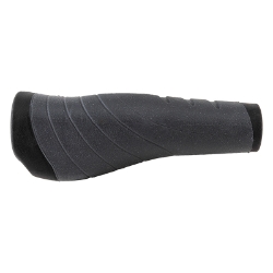 GRIPS SUNLT ERGO FORM 92/130mmBK/GY LOCKING-PLUG 