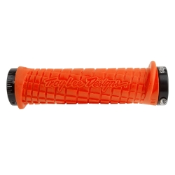GRIPS ODI LOCKON BONUS MTN TROY LEE OR/BK w/CLAMP 