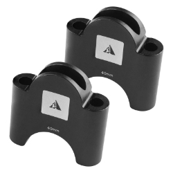 HBAR PROFILE AEROBAR RISER KIT 40mm BK 